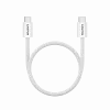 CANYON OnWire 60MG USB-C į USB-C laidas, magnetinis, pintas, 1 m, baltas