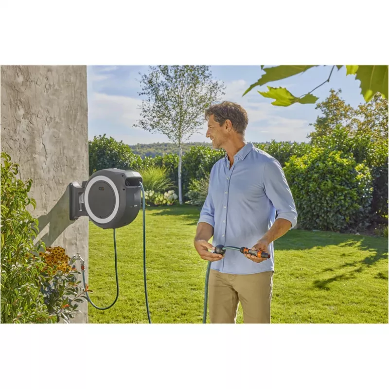 Sodo žarna Gardena PowerRoll XL solo 18642-55 35 m juoda/žalia
