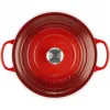 Le Creuset Signature 6,7 L apvalus puodas raudonas