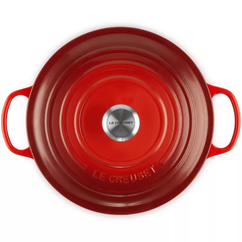 Le Creuset Signature 6,7 L apvalus puodas raudonas