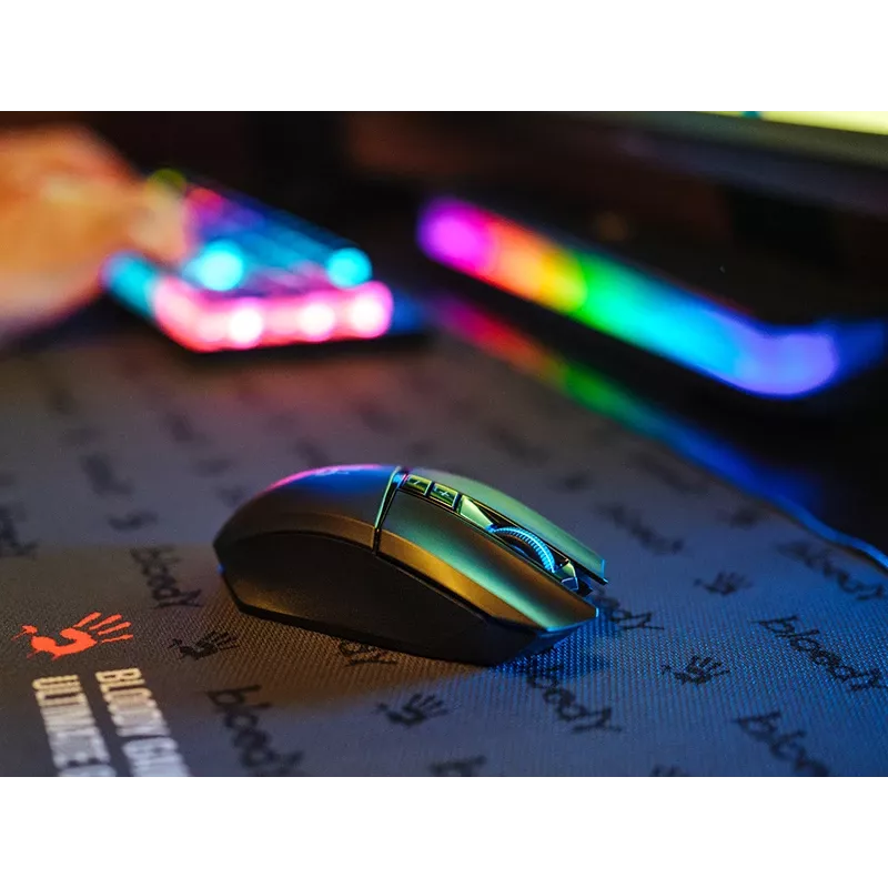A4TECH BLOODY Pelė R36 ULTRA Belaidė 2.4G+USB Juoda