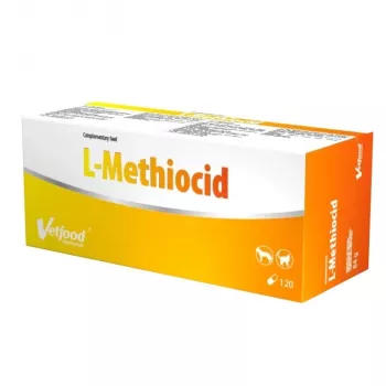 VETFOOD L-Methiocid papildas šunims ir katėms - 120 vnt.