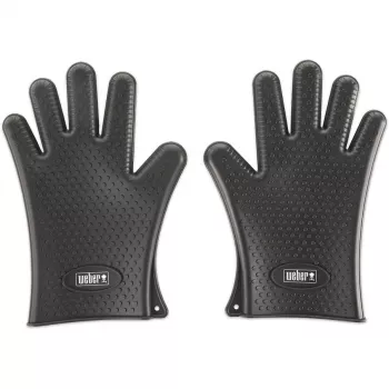 Weber 7017 Silikoninės kepsninės pirštinės juodos