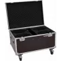 Flightcase Roadinger 4x LED TMH-X4 su ratukais