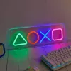 Neoninis LED skydelis žaidimų įrangai MANTA SNL111MT – dekoratyviniai šviesos simboliai