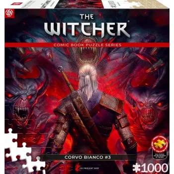 Good Loot komiksų dėlionė: The Witcher (Wiedźmin) Corvo White, 1000 dalių