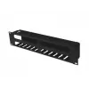 Kabelių organizatorius stelažinis 19 inch 2U LANBERG AK-1705-B, juodas