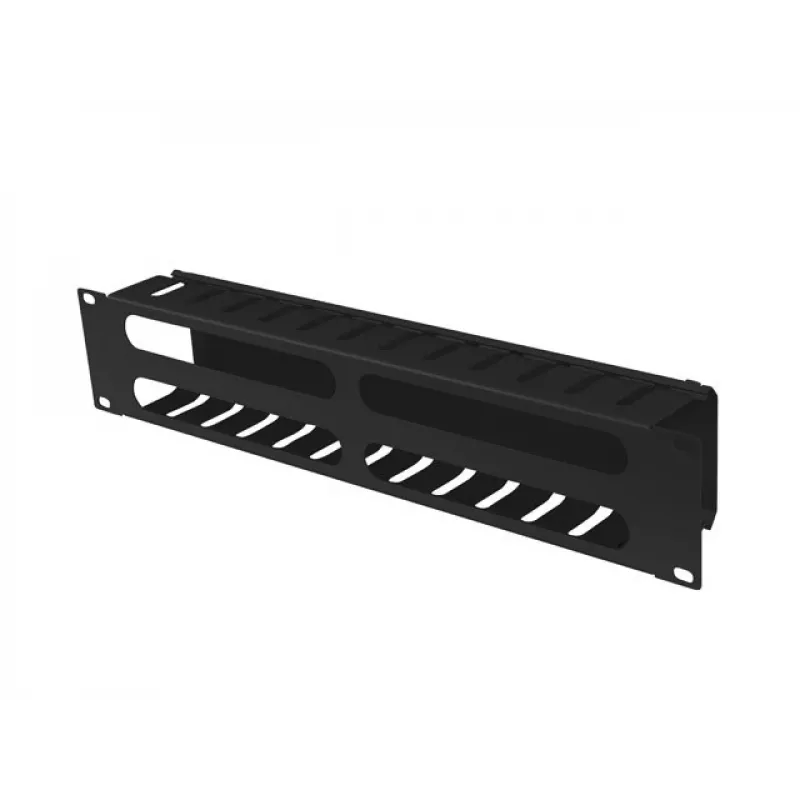 Kabelių organizatorius stelažinis 19 inch 2U LANBERG AK-1705-B, juodas