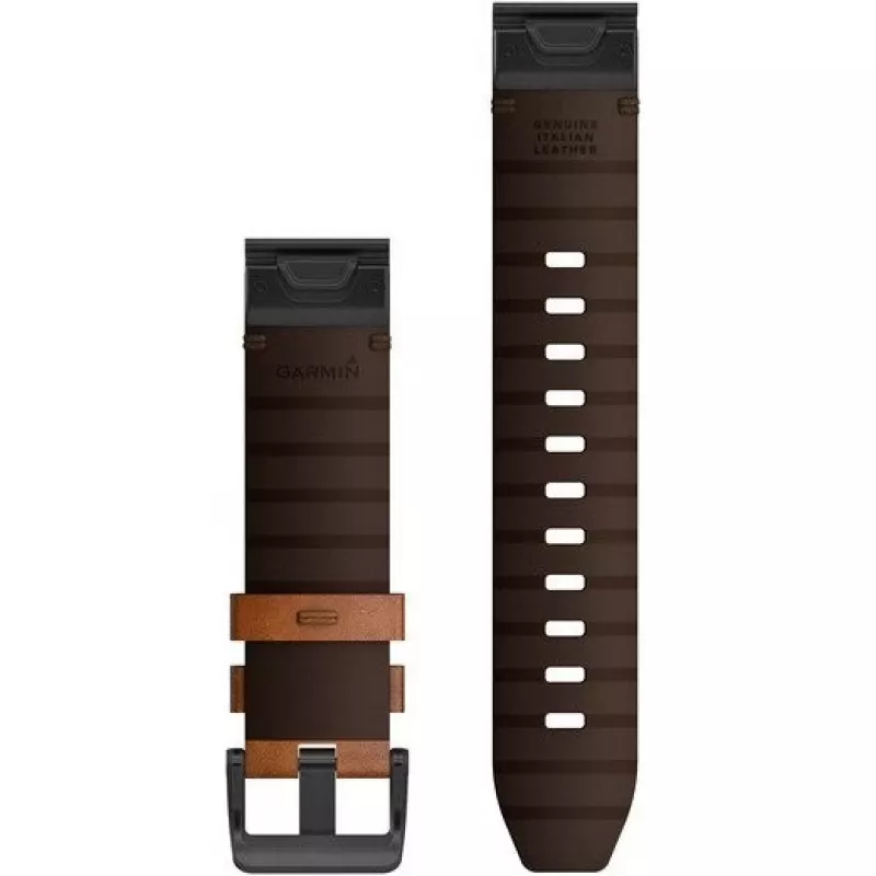 Garmin QuickFit 22 ruda odinė apyrankė