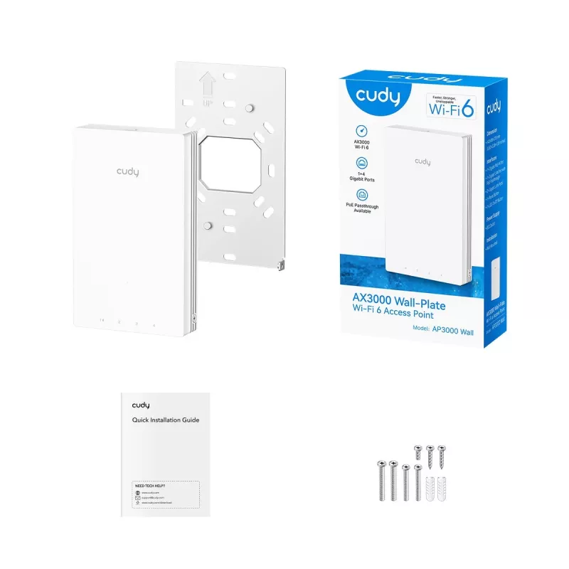Cudy AX3000 Wi-Fi 6 prieigos taškas
