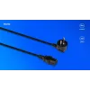 SAVIO CL-181 maitinimo laidas CEE 7/7 (E/F) – IEC C13 5m