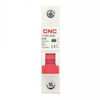 Automatinis jungiklis HiSmart NV821457 1P 32A C charakteristika