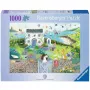 Dėlionė Ravensburger Coastal Cottage 1000 vnt, 700 mm plotis, 2 mm storis