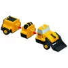 Transporto priemonių rinkinys Popular Playthings Mix or Match Vehicles Construction Black Yellow