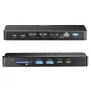 Docking stotelė UNITEK D1104A01 USB4 laidinė 100W Power Delivery