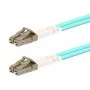 Skaidulinis optinis kabelis LOGON AL5LCLC07I/3I 7 m OM3 LC–LC Aqua Full duplex