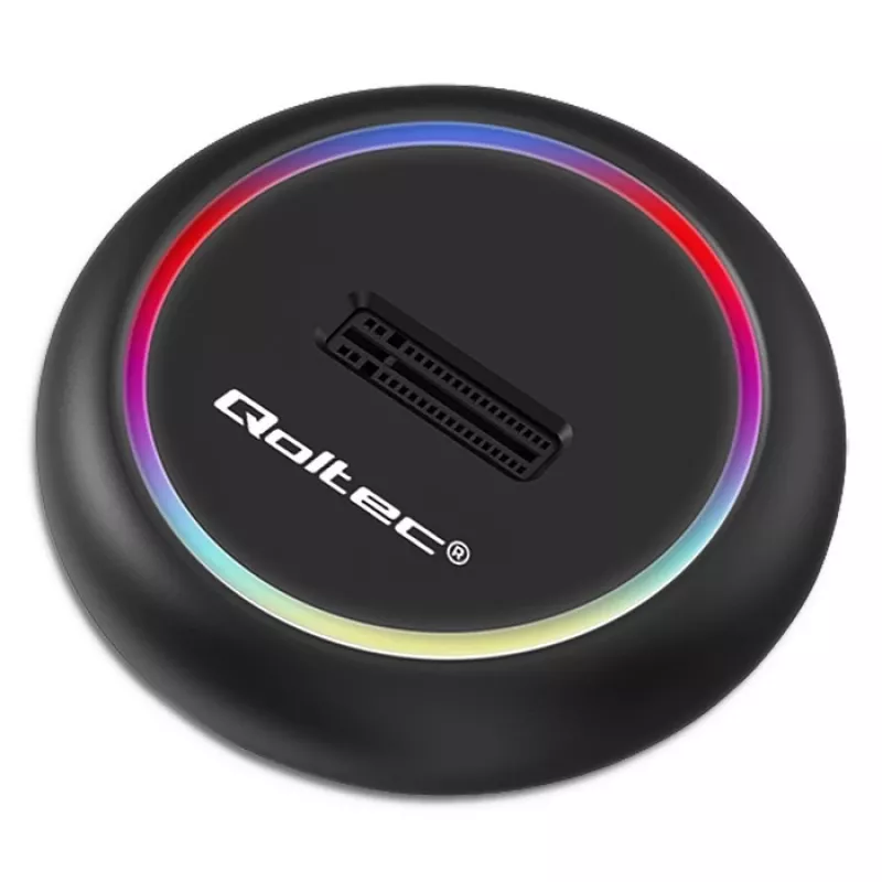 Qoltec 52275 M.2 SSD diskų dokavimo stotis, SATA/NVMe, USB-C