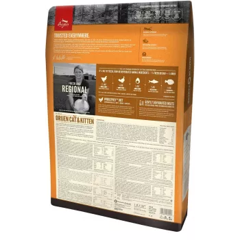 Orijen Cat & Kitten sausas ėdalas katėms Vištiena, Žuvis, Kalakutiena 340 g