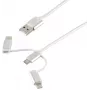 USB laidas ShiverPeaks BS14-50067 1m USB A Micro-USB B Baltas