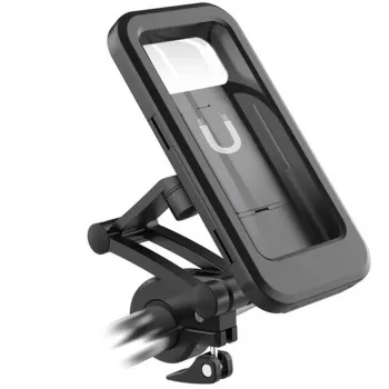 Pasyvus laikiklis RealPower TourProtect mobiliesiems telefonams / išmaniesiems telefonams, juodas