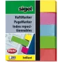 Lipnios etiketės Sigel HN625 mėlyna, žalia, rožinė, raudona, geltona