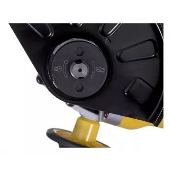 DeWALT DWE4357-QS juostinis šlifuoklis Diskinis šlifuoklis Juoda,Geltona 10500 RPM 1700 W