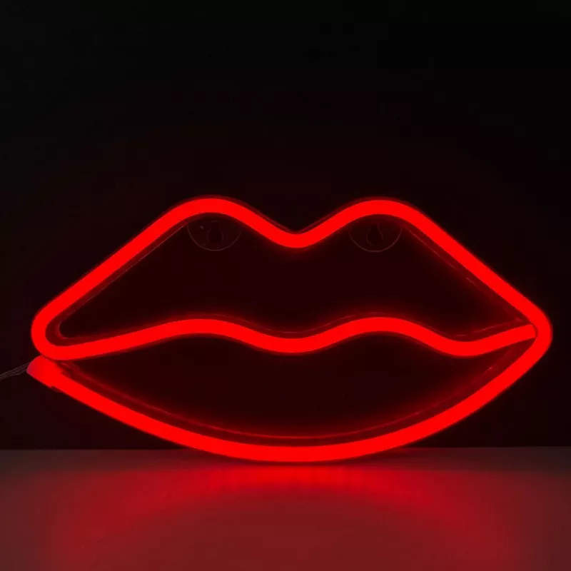 Neoninė lemputė MANTA SNL61RGB LIPS RGB spalvų kintanti dekoratyvinė iškaba