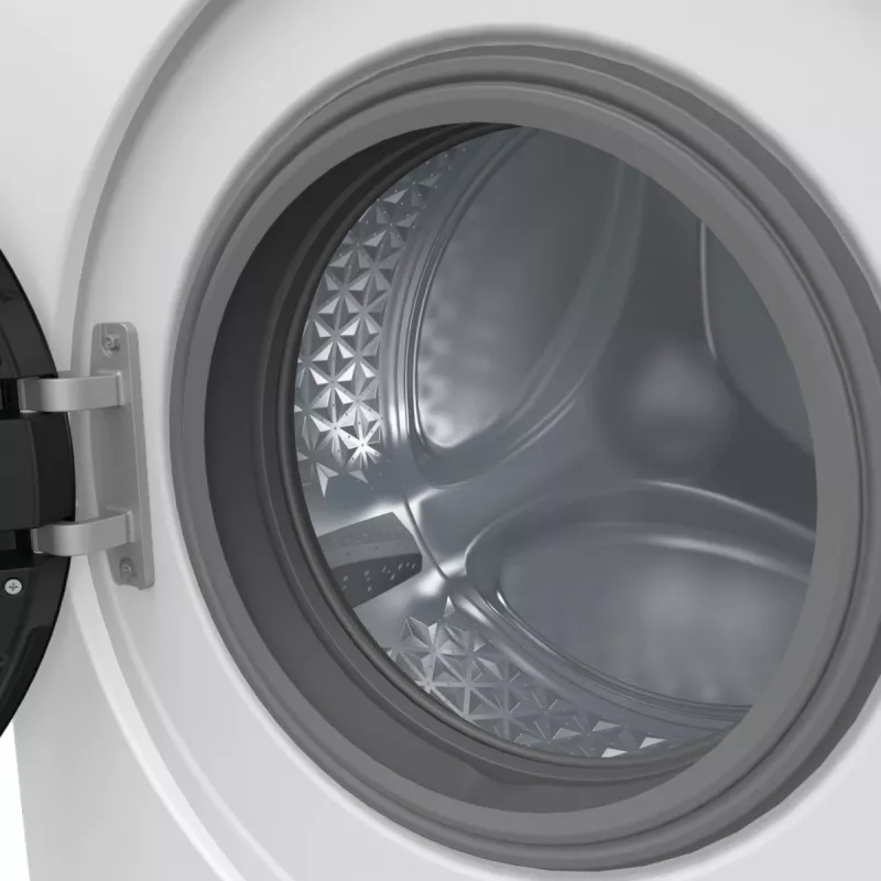 Laisvai pastatoma skalbyklė Gorenje W3NGPI72SBS, 7 kg, 1200 aps./min., inverterinis variklis, garų funkcija, 15 programų, balta