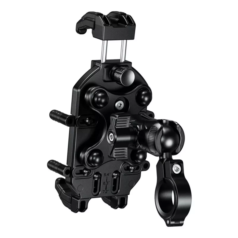 Pasyvus laikiklis UleFone Armor Mount Pro mobiliesiems telefonams — laikiklis ant dviračio ir paspirtuko, juodas