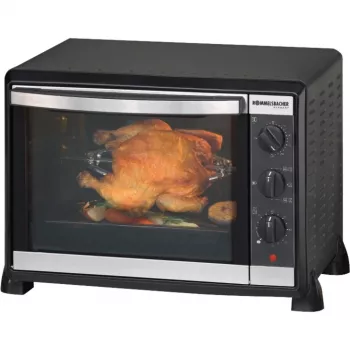 Elektrinė orkaitė Rommelsbacher BG 1550 juoda, 30 l, 80–230 °C, 7 režimai, rotiseris, 120 min laikmatis