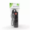 Gembird EG-PSU3-01 ilgintuvas 0,6 m 3 AC lizdai Vidaus juodas