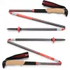 Trekking lazdos Pursuit Carbon Z, Fitness Device pilka/oranžinė, 1 pora, 120 cm