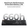 Mechaninė pilno dydžio (100 %) klaviatūra Keychron V6 Ultra 8K — QWERTY, Bluetooth, RGB LED, juoda