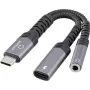 Renkforce USB-C garso adapterio laidas [1x kištukas - 1x stereo ausinių lizdas (RF-6877608)