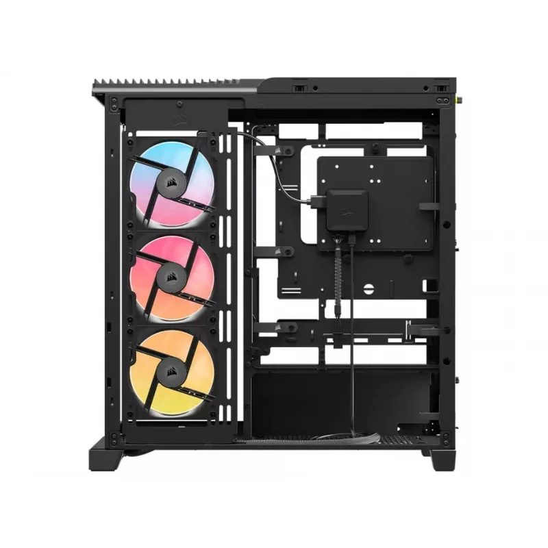 PC korpusas Corsair 4500X RS-R ARGB grūdintas stiklas Midi bokštas juodas