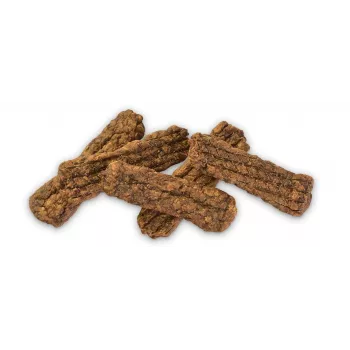 Brit Jerky Snack ėrienos skanėstai šunims 80 g – be cukraus, suaugusiems šunims, pakelis