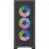 Korpusas Silentware Core 100 A-RGB Juodas — CORE100BLACK, vidutinis bokštas, A-RGB apšvietimas