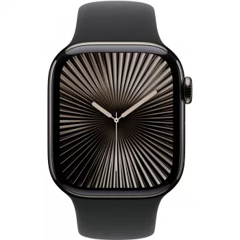 Apple Watch S10 Šiferio Titanium Sport Band Juodas S/M GPS + Cellular 42mm MWXG3QF/A 2024