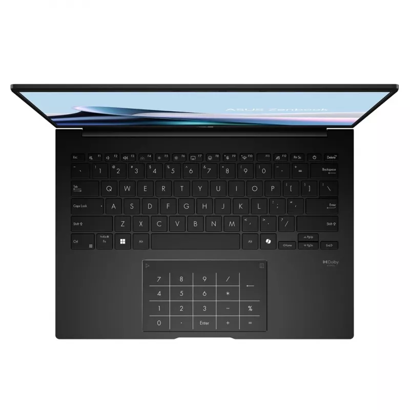 Nešiojamas kompiuteris ASUS Zenbook 14 UM3406GA Ryzen AI 7 445, 14,0 colio WUXGA 60Hz 400 nitų, 32GB LPDDR5X, 1TB, Radeon Graphics, 1080p kamera, 75Wh, Windows 11