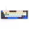 Mechaninė klaviatūra MEDIA-TECH MT1259 Red Core MX60, 60% form factor, CHERRY MX Red jungikliai, RGB foninis apšvietimas, USB, aukšto profilio klavišai