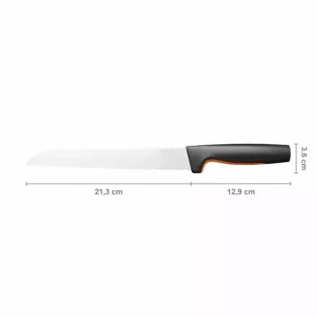 Fiskars 1057538 duonos peilis, nerūdijantis plienas, 1 vnt.