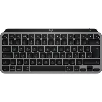 Klaviatūra Logitech MX Keys Mini For Mac QWERTZ vokiška juoda pilka