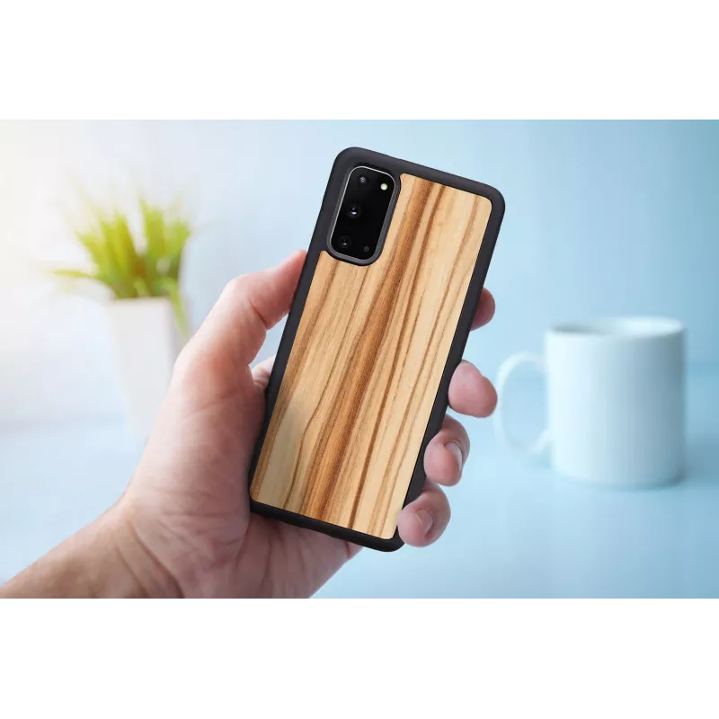 Man and wood Galaxy S20 Cappuccino Black – apsauginis dėklas Samsung Galaxy S20