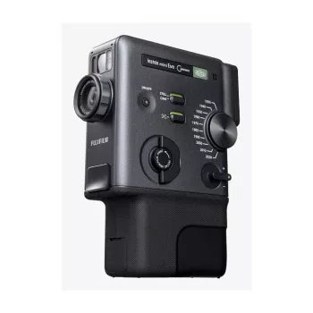 Momentinė spausdinimo kamera Fujifilm Instax mini evo Cinema – 1/5 colio CMOS 2560×1920, nuotrauka 62×46 mm, įmontuota blykstė, juoda