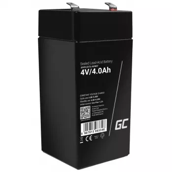 Green Cell AGM37 pramoninis įkraunamas akumuliatorius Švino rūgštinis (VRLA) 4000 mAh 4 V