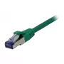 Pataisos kabelis RJ45 CAT6A 500MHz 1,5m žalias S-STP(S/FTP) AWG27 LSZH Synergy 21