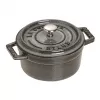 Vienos rankenos keptuvė Staub Minis 10 cm pilka ketaus 700 g