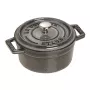 Vienos rankenos keptuvė Staub Minis 10 cm pilka ketaus 700 g