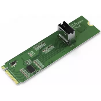 ICY DOCK - M.2 NVMe PCIe 4.0 SSD į 1 x SlimSAS 4i adapteris su Redriver
