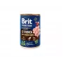 Šlapias šunų ėdalas Brit Premium by Nature Chicken & Hearts, 400 g, be grūdų, suaugusiems šunims